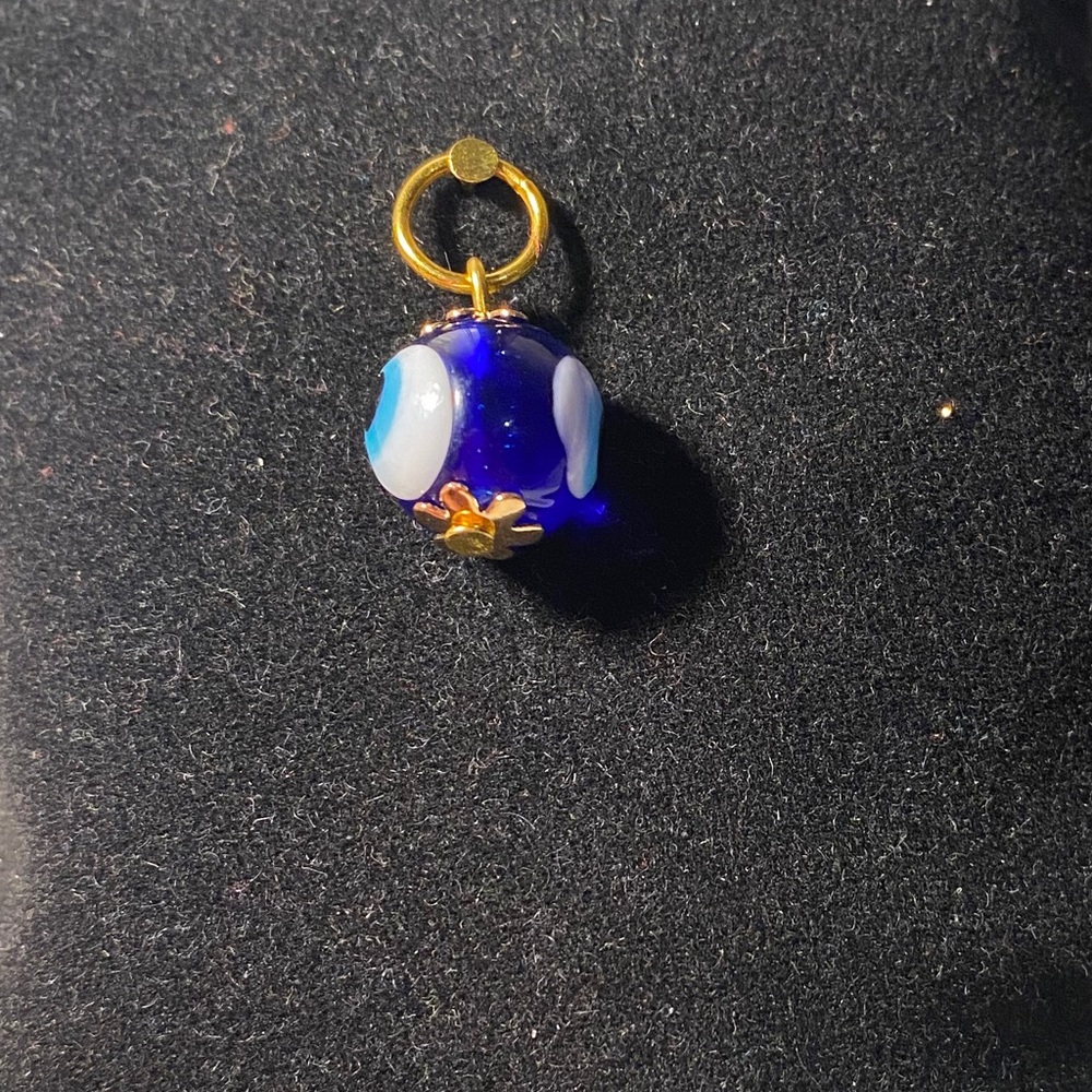 Single Evil eye bead for bracelet or chain
